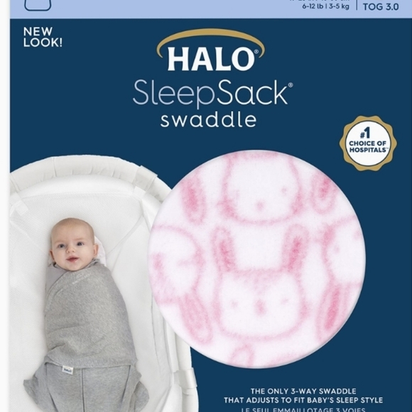 Halo Sleepsack Swaddle fleece, newborn 0-3m - Picture 4 of 5